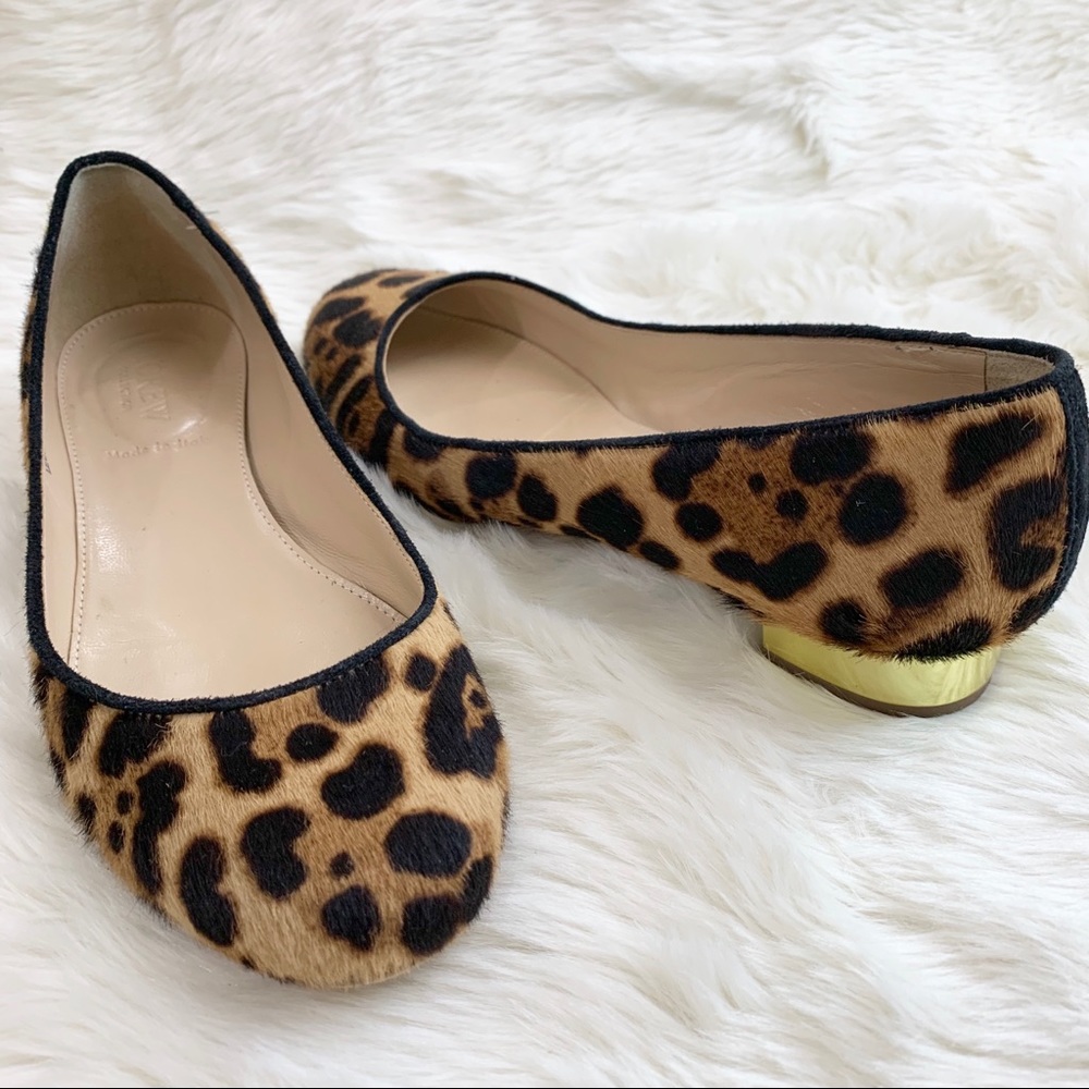 J. CREW Collection Janey Calf Hair Ballet Flats